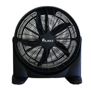 Ventilateur au sol ALASKA  – 3 vitesses – Design Compact & Puissant – Silencieux – Noir